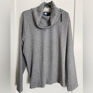 2/$14 Apt. 9 Cowl Neck Turtleneck Top With Zippered Neck